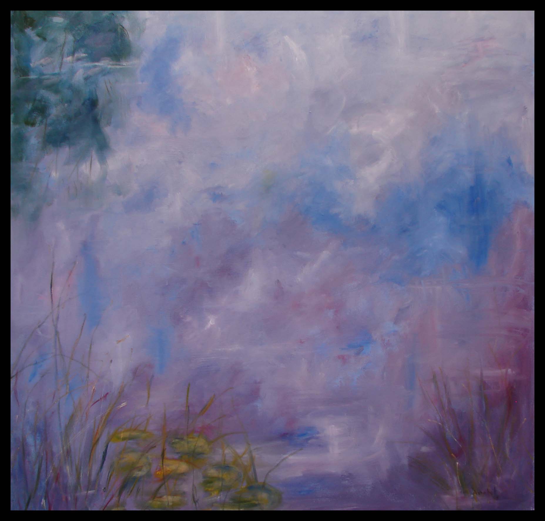 LAVENDER POND REFLECTIONS